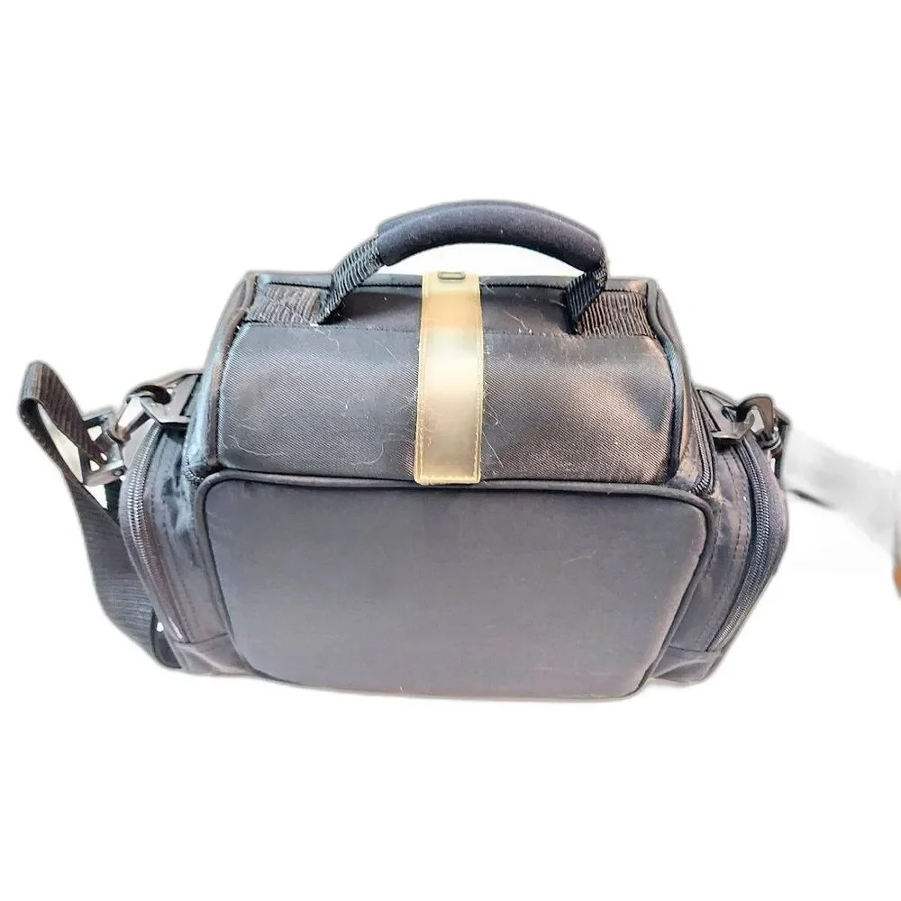Ambico Camera Bag V-6508 w/ Strap, Shoulder Pad, Adjustable Compartments, Pocket